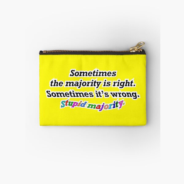 Item preview, Sometimes the majority is right sometimes not, yellow background designed and sold by mntimg.