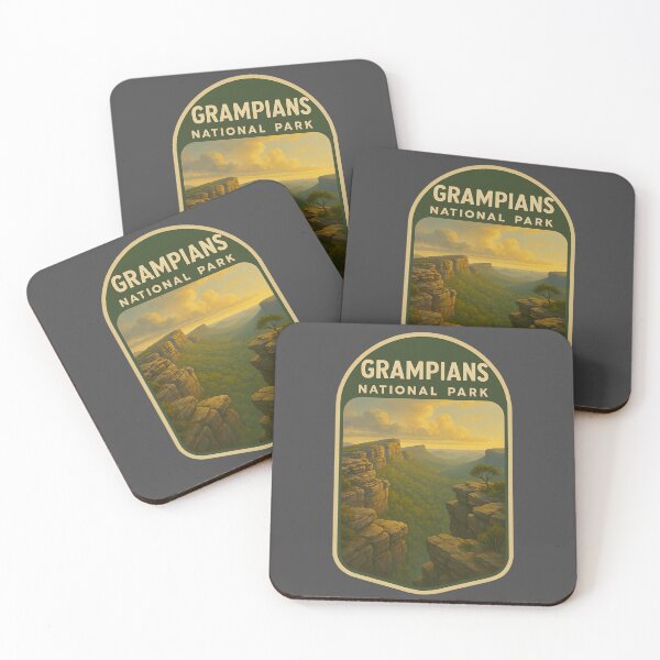 Item preview, Australian National Parks Vintage Prints: Grampians designed and sold by PinUpPizzazz.