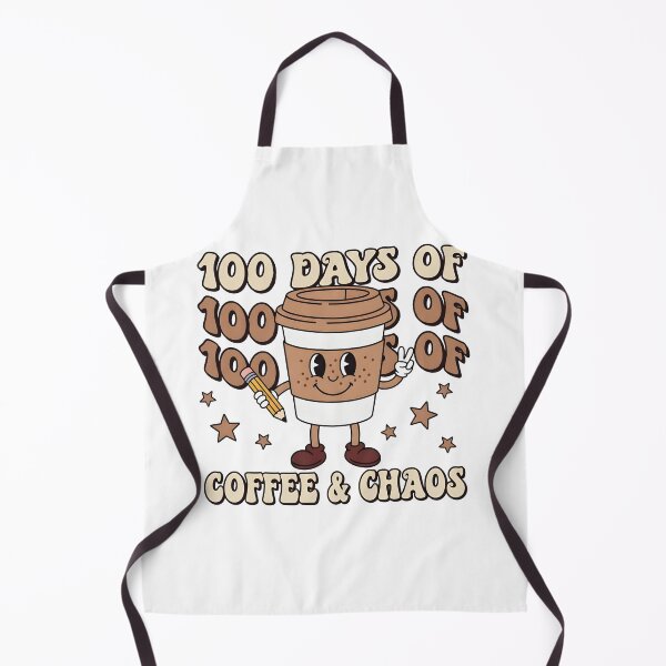 Item preview, 100 días de 100 de café y caos Profesor Amante del café designed and sold by KroghDs.