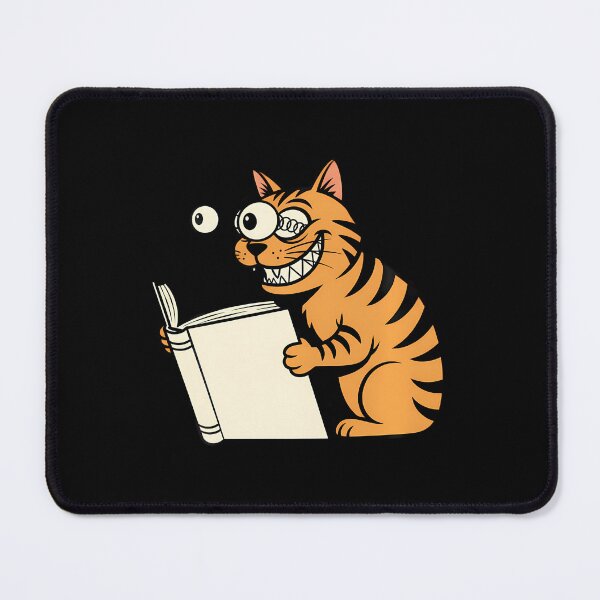 Item preview, Cat Reading A Book Crazy Kitty designed and sold by ogxbxkmkvx25.