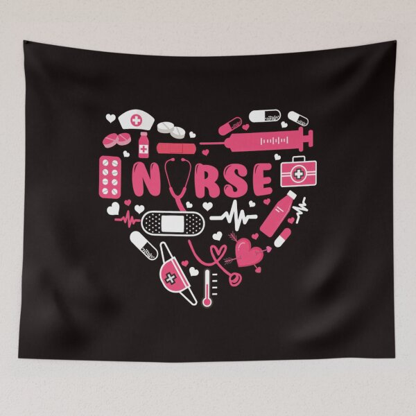 Item preview, Love Stethoscope Heart Nurse Funny Valentine Day designed and sold by Namerreh59Art.