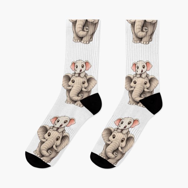 Item preview, Elephants Mother and Child designed and sold by DomGDesign.