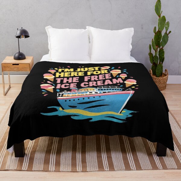 Item preview, I'M Just Here For The Free Ice Cream And Cruise 2024 Funny designed and sold by reeneregen.