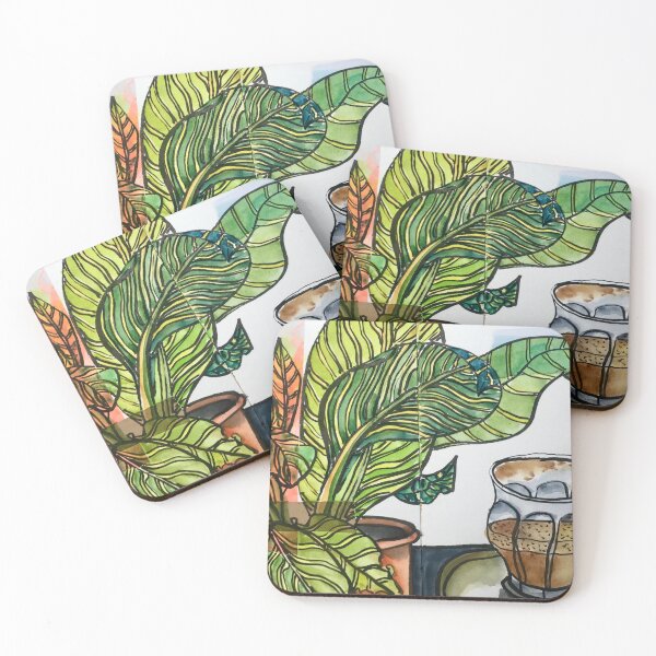 Item preview, Glass Half Full, with Leaves designed and sold by brightnewday.
