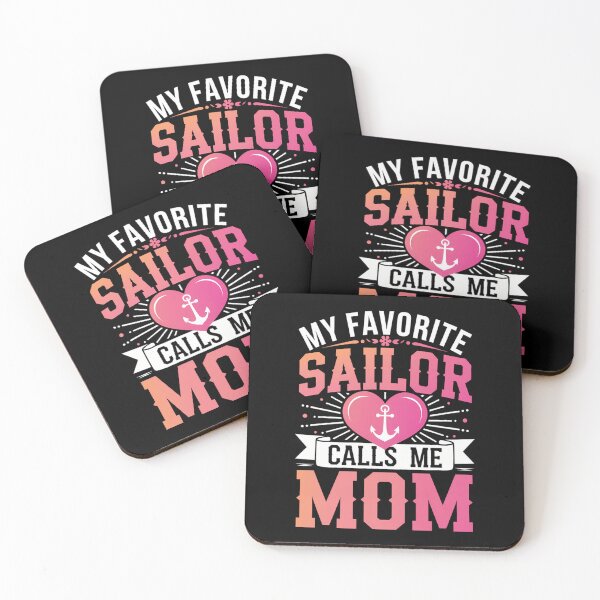 Item preview, My Favorite Sailor Calls Me Mom Floral Happy Mother's Day designed and sold by Morphologiona.