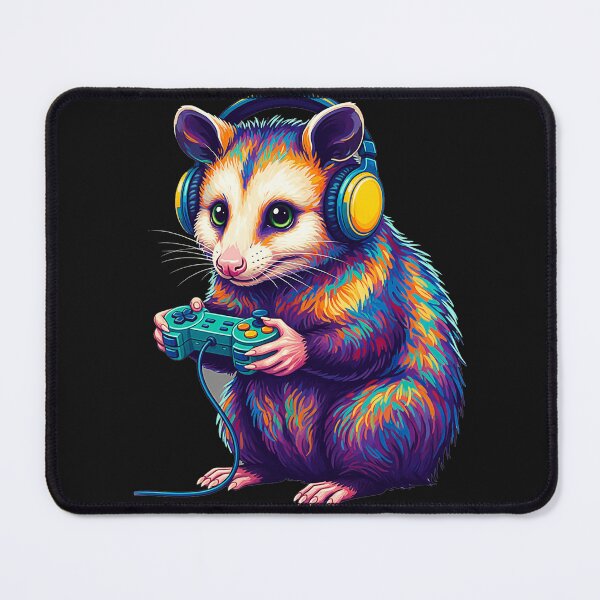 Item preview, Opossum Gamer Gaming Funny Animal designed and sold by FemmeForge.
