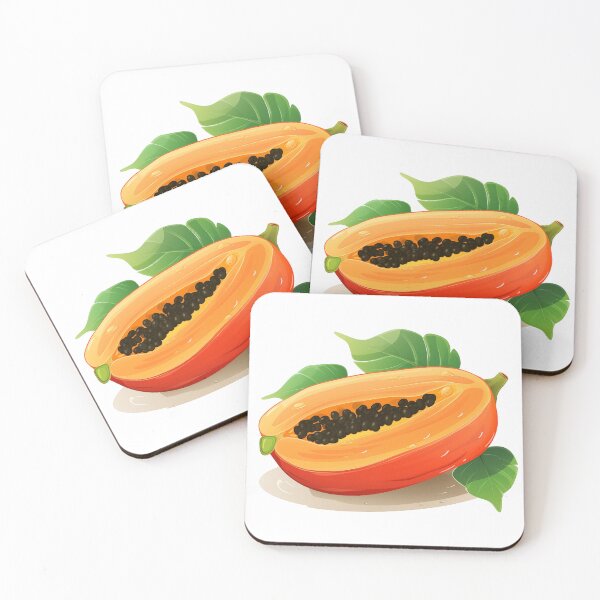 Item preview, Tropical Papaya Halves designed and sold by New-School-Wave.