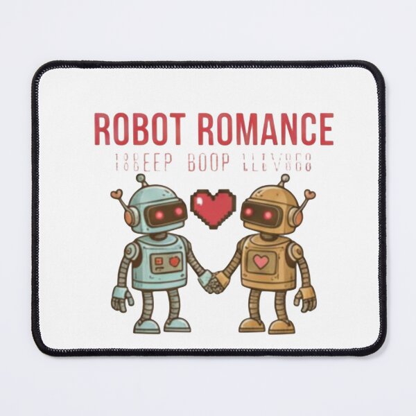 Item preview, Robot Romance: Digital Love ​Beep Boop I Love You Robots designed and sold by ZyVoAli.