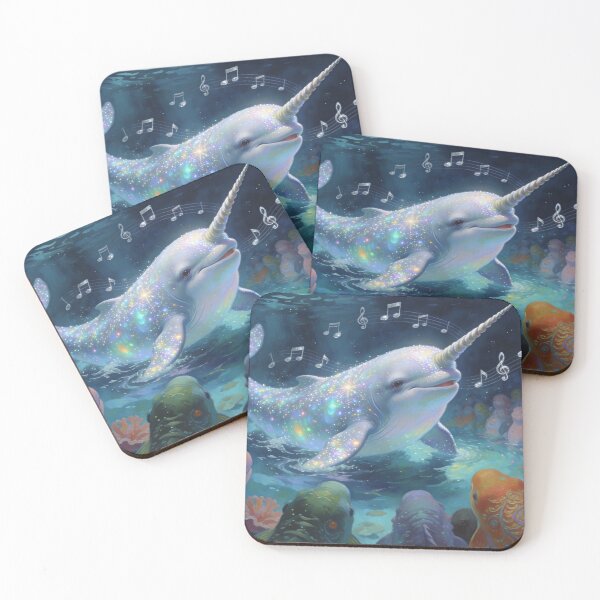 Item preview, Narwhal Concert Under the Sea  designed and sold by Whimsical Art by Angela.