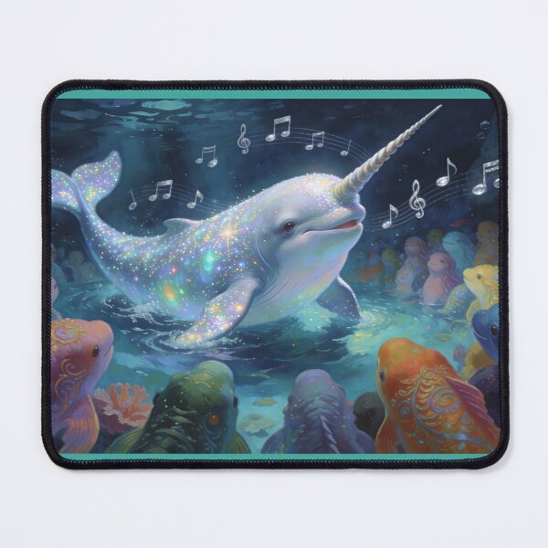 Item preview, Narwhal Concert Under the Sea designed and sold by Whimsical Art by Angela.