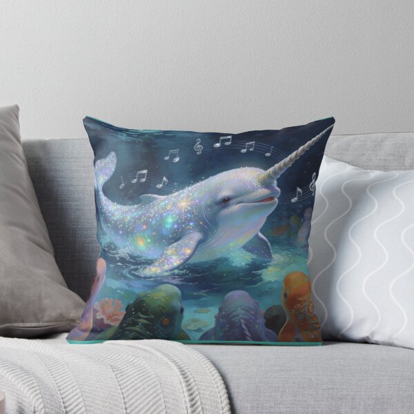 Item preview, Narwhal Concert Under the Sea  designed and sold by Whimsical Art by Angela.