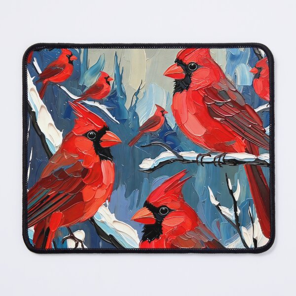 Item preview, Winter Cardinals in Snowfall designed and sold by ChrisButler.