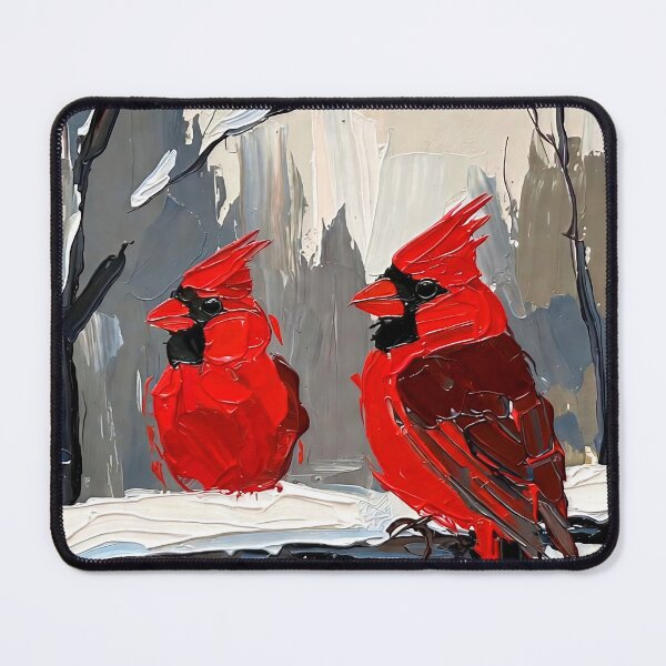 Item preview, Winter Cardinals on Snowy Branch designed and sold by ChrisButler.