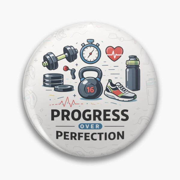 Item preview, Progress Over Perfection Fitness Motivation designed and sold by anandsiva2703.