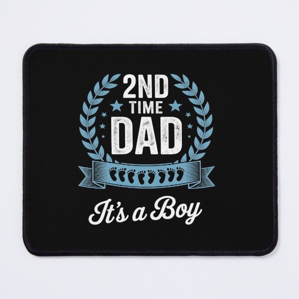 Item preview, 2nd Time Dad It's A Boy Funny Dad Again Second Baby Announce designed and sold by KonopikaaArt.