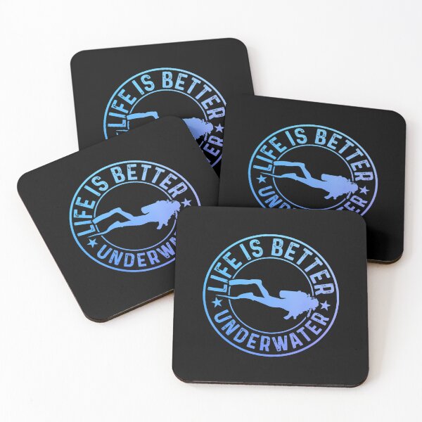 Item preview, La vida es mejor buceando bajo el agua. Buceador divertido. designed and sold by AileighKyser.