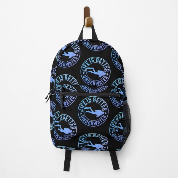 Item preview, Life Is Better Underwater Scuba Diving Funny Scuba Diver designed and sold by AileighKyser.