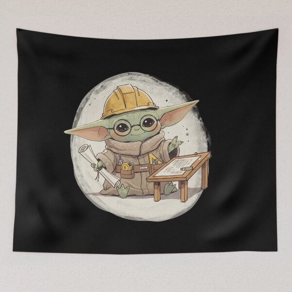 Artikelvorschau, BABY YODA ARCHITEKT entworfen und verkauft von LIS AND MELIVERSO.