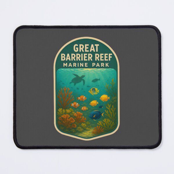 Item preview, Australian National Parks Vintage Prints: Great Barrier Reef designed and sold by PinUpPizzazz.