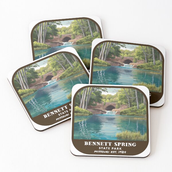 Item preview, Vintage Bennett Spring State Park (Missouri State Park) designed and sold by RabbitK.