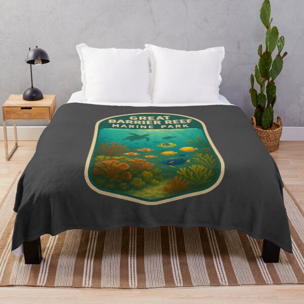 Item preview, Australian National Parks Vintage Prints: Great Barrier Reef designed and sold by PinUpPizzazz.