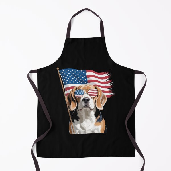 Item preview, American Flag Beagle - Puppy Dog Lover Animal Breeder designed and sold by KonopikaaArt.