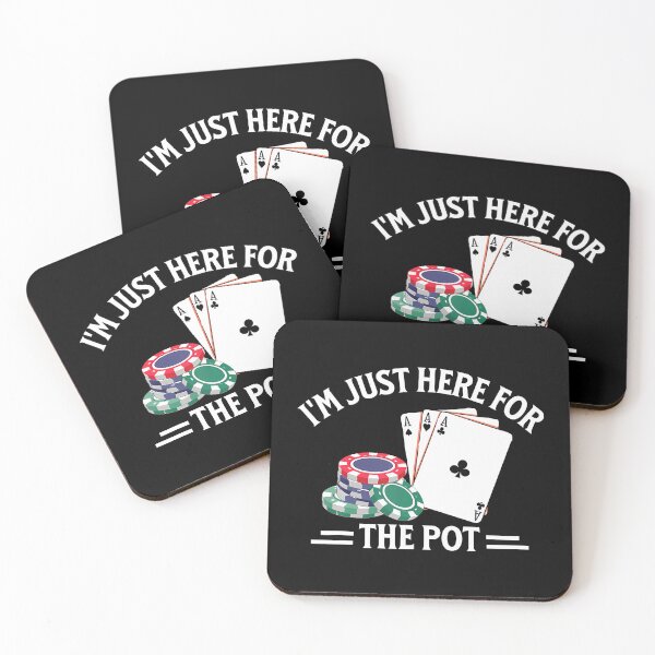 Item preview, Funny Poker I'M Just Here For The Pot Humor designed and sold by BarbaraLillie.