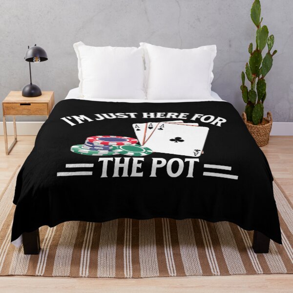 Item preview, Funny Poker I'M Just Here For The Pot Humor designed and sold by BarbaraLillie.