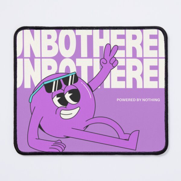 Item preview, Unbothered Purple Character designed and sold by graphicid.