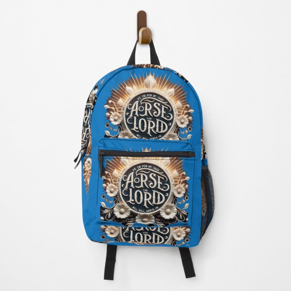 Item preview,  As for Me and My House, We Will Serve the Lord – Powerful 3D Christian Faith Label, designed and sold by PaintMeWorld.