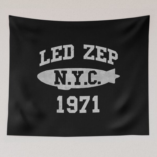 Item preview, Led Zep Nyc 1971 Airship - Vintage Rock Band Concert Grunge designed and sold by MarkStancil.