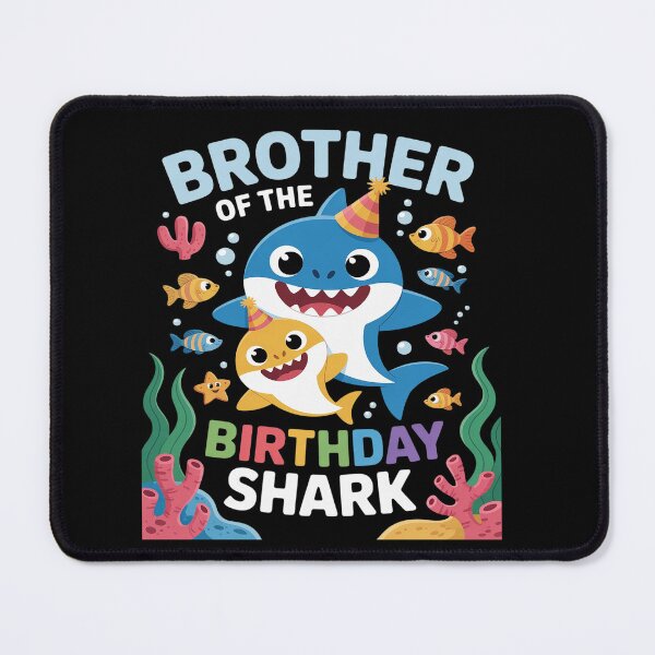 Item preview, Brother Of The Birthday Family Shark Kids Birthday designed and sold by KonopikaaArt.