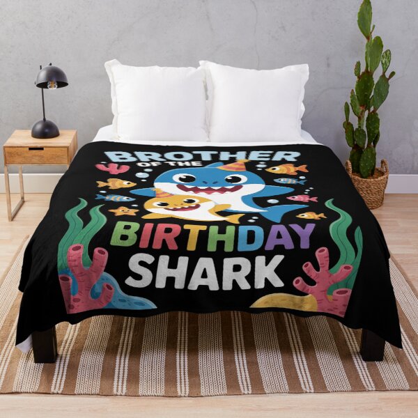 Item preview, Brother Of The Birthday Family Shark Kids Birthday designed and sold by KonopikaaArt.