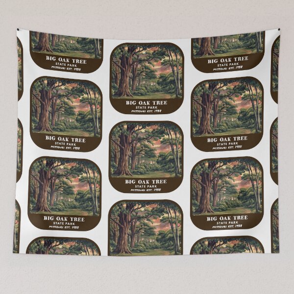 Item preview, Vintage Big Oak Tree State Park (Missouri State Park) designed and sold by RabbitK.