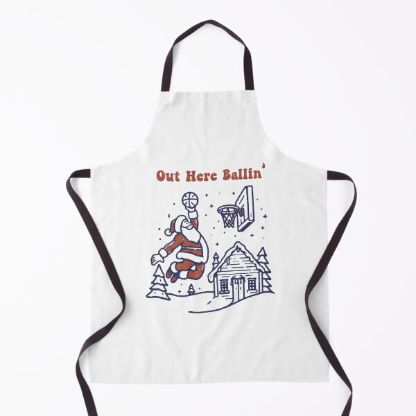 Item preview, Retro Out Here Ballin' Santa Playing Basketball Christmas designed and sold by FrankIsabel.