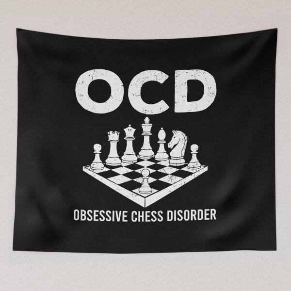 Item preview, Obsessive Chess Disorder - Funny OCD Board Game Gift designed and sold by kalyaidriza.