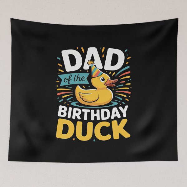 Item preview, Dad Of The Birthday Duck Boy Rubber Duck Bday Family designed and sold by KonopikaaArt.