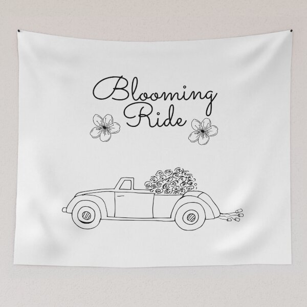 Item preview, Blooming Ride Minimalist Line Drawing designed and sold by Kari2023.