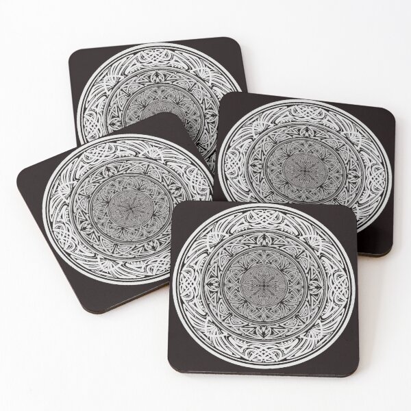 Item preview, Tribal mandala white designed and sold by StevoKneelo.