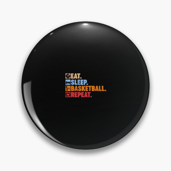 Item preview, Eat Sleep Basketball Repeat ns designed and sold by monetmvbamba.
