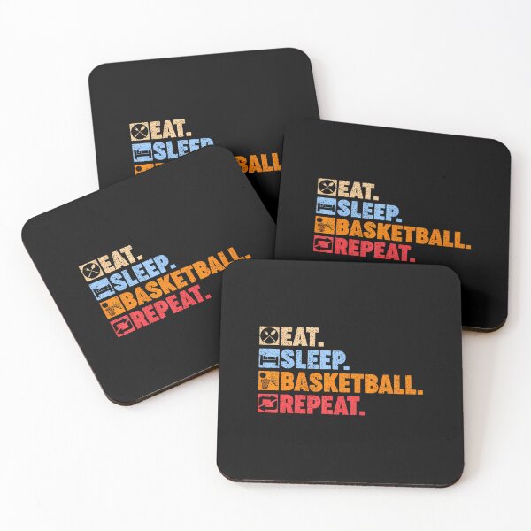Item preview, Eat Sleep Basketball Repeat ns designed and sold by monetmvbamba.