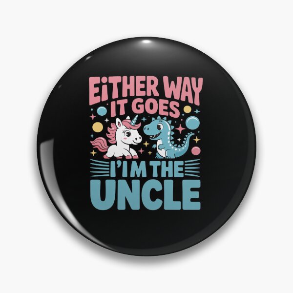 Item preview, Either Way It Goes I'm The Uncle Gender Reveal Announcement designed and sold by KonopikaaArt.