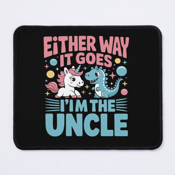 Item preview, Either Way It Goes I'm The Uncle Gender Reveal Announcement designed and sold by KonopikaaArt.