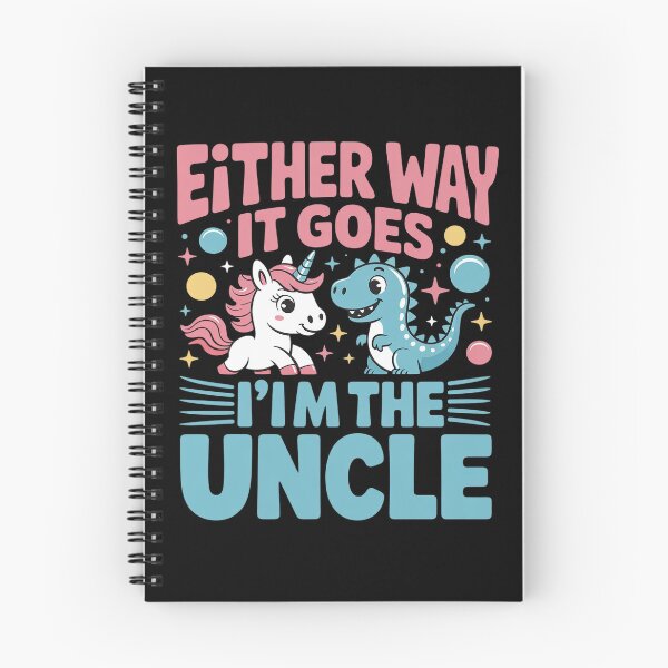 Item preview, Either Way It Goes I'm The Uncle Gender Reveal Announcement designed and sold by KonopikaaArt.