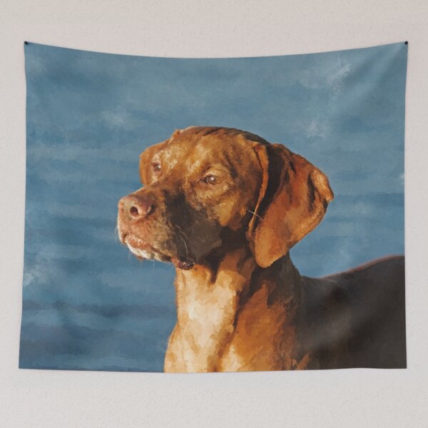 Item preview, Vizsla dog - Hungarian hound  designed and sold by k9printart.