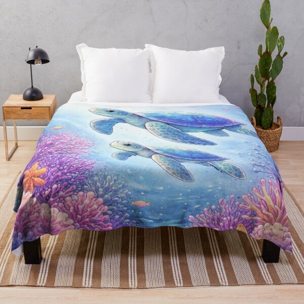 Item preview, Rise Above the Tide Sea Turtle Illustration – Inspirational Ocean Art designed and sold by anandsiva2703.