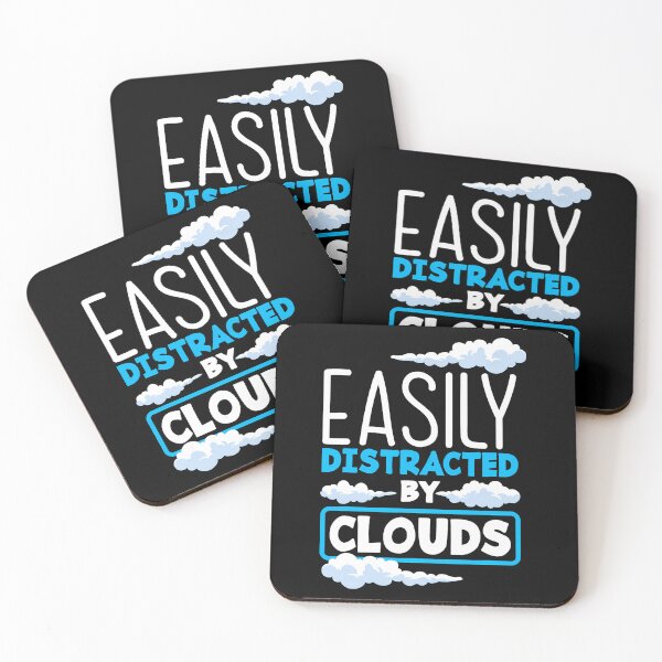 Item preview, Easily Distracted By Clouds Meteorology Funny Meteorologist designed and sold by markettathorn.