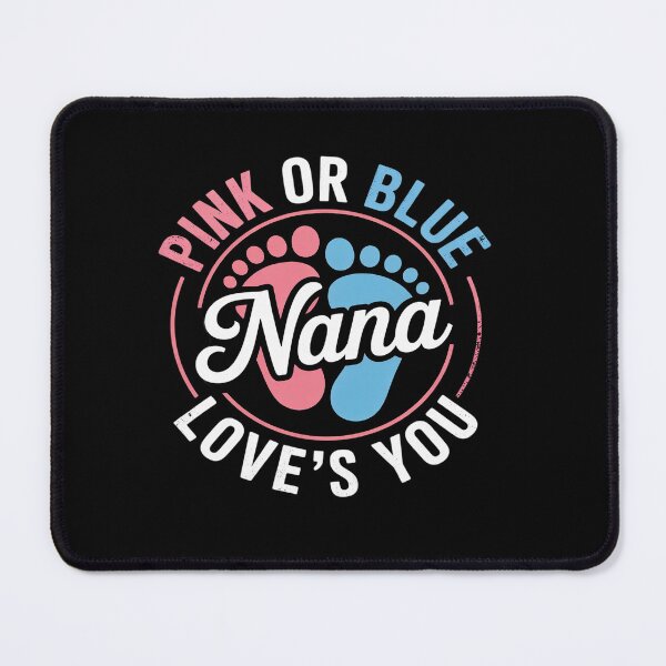 Item preview, Gender Reveal Nana Grandma To Be Gifts Pink Blue Baby Shower designed and sold by KonopikaaArt.