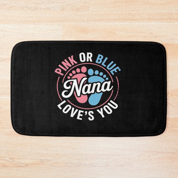 Item preview, Gender Reveal Nana Grandma To Be Gifts Pink Blue Baby Shower designed and sold by KonopikaaArt.