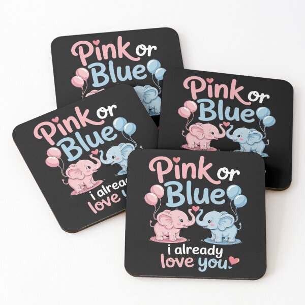 Item preview, Gender Reveal Pink or Blue Boy or Girl Party Supplies Family designed and sold by KonopikaaArt.
